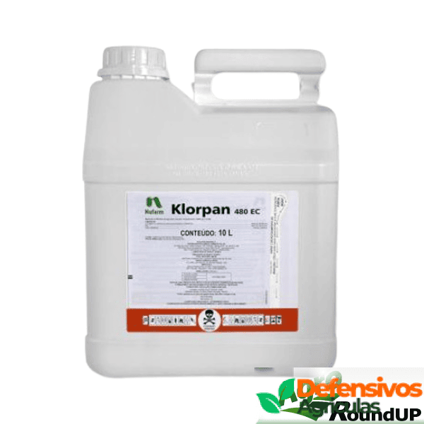 Klorpan 480 EC 10 Litros Klorpan 480 EC 10 Litros - Confiabilidade no Controle de Pragas - Imagem 1